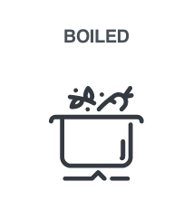 boiled