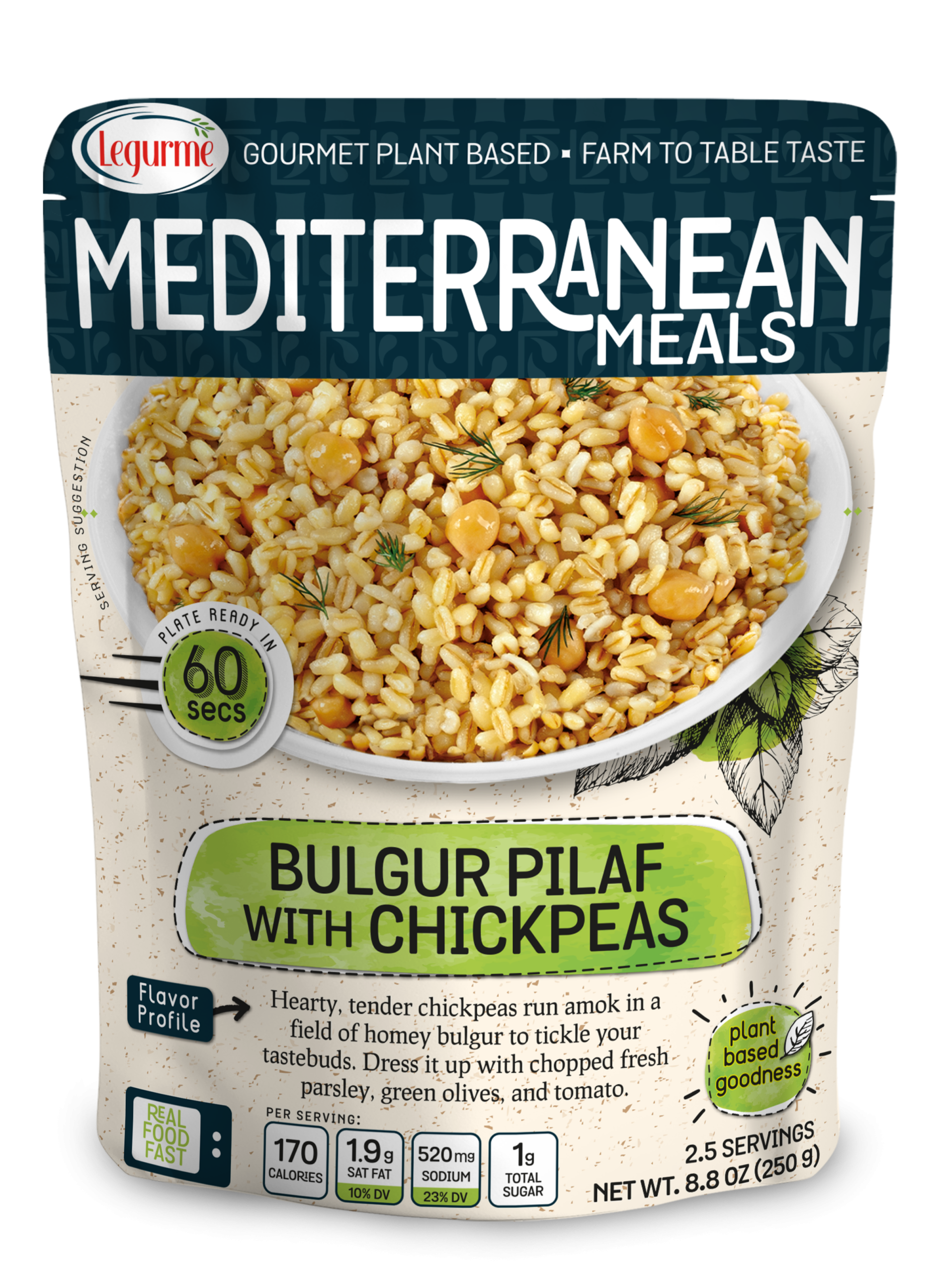 Mediterranean Meals Bulgur Pilaf With Chickpeas 250 g