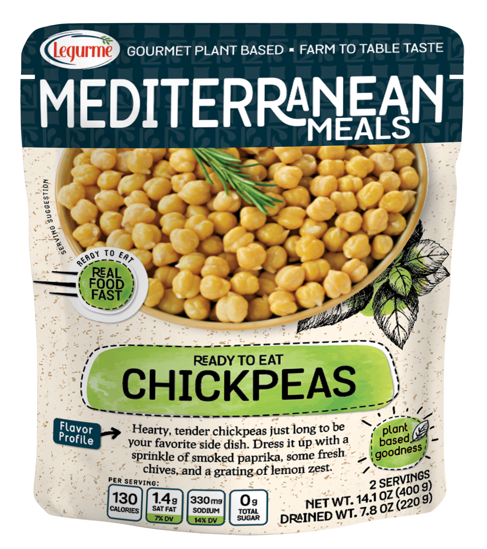 Mediterranean Meals Chickpeas 400 g