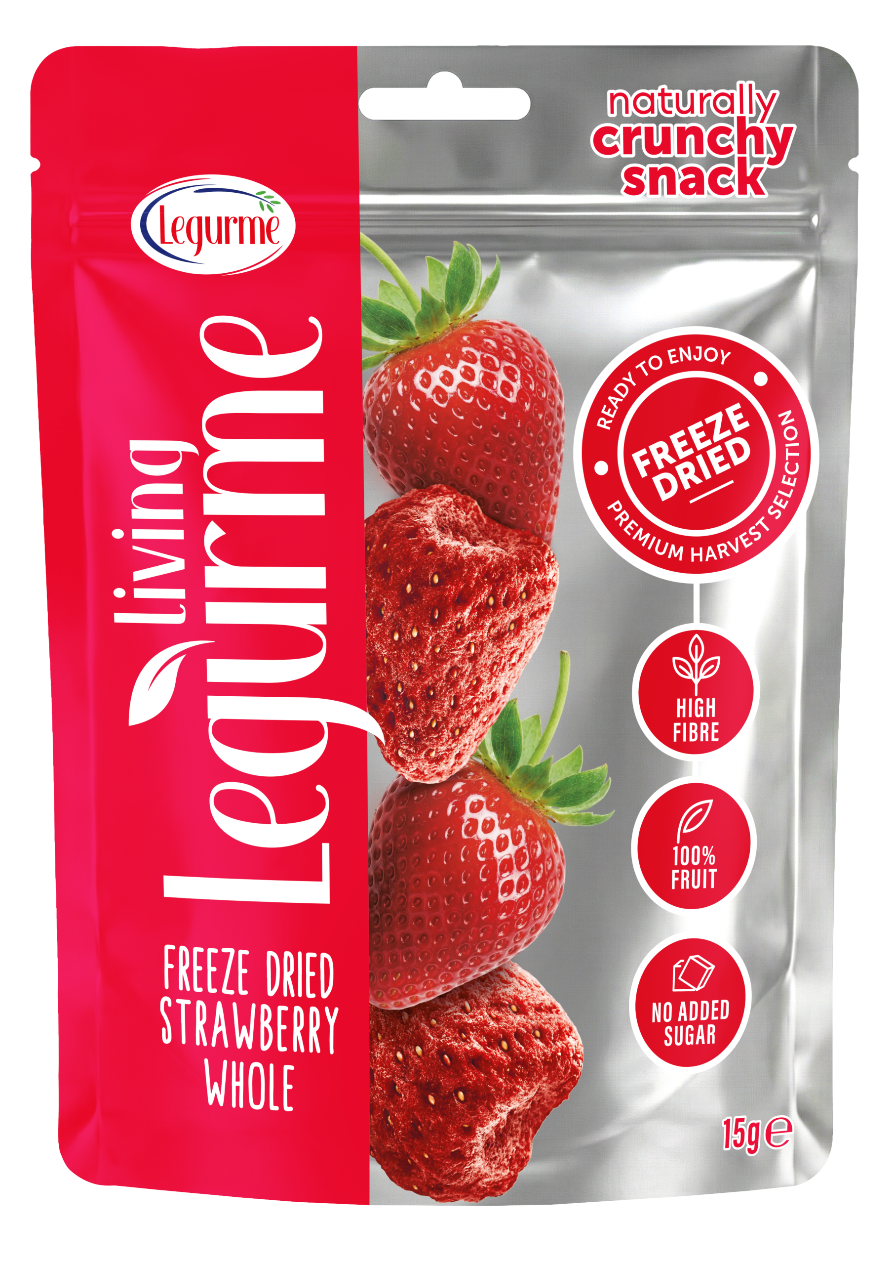 Freeze Dried Strawberry Whole 15 g