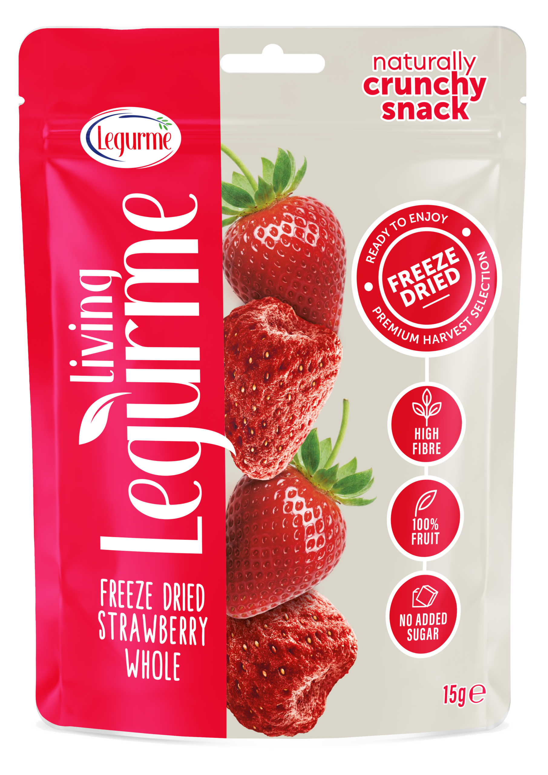 Freeze Dried Strawberry Whole 15 g
