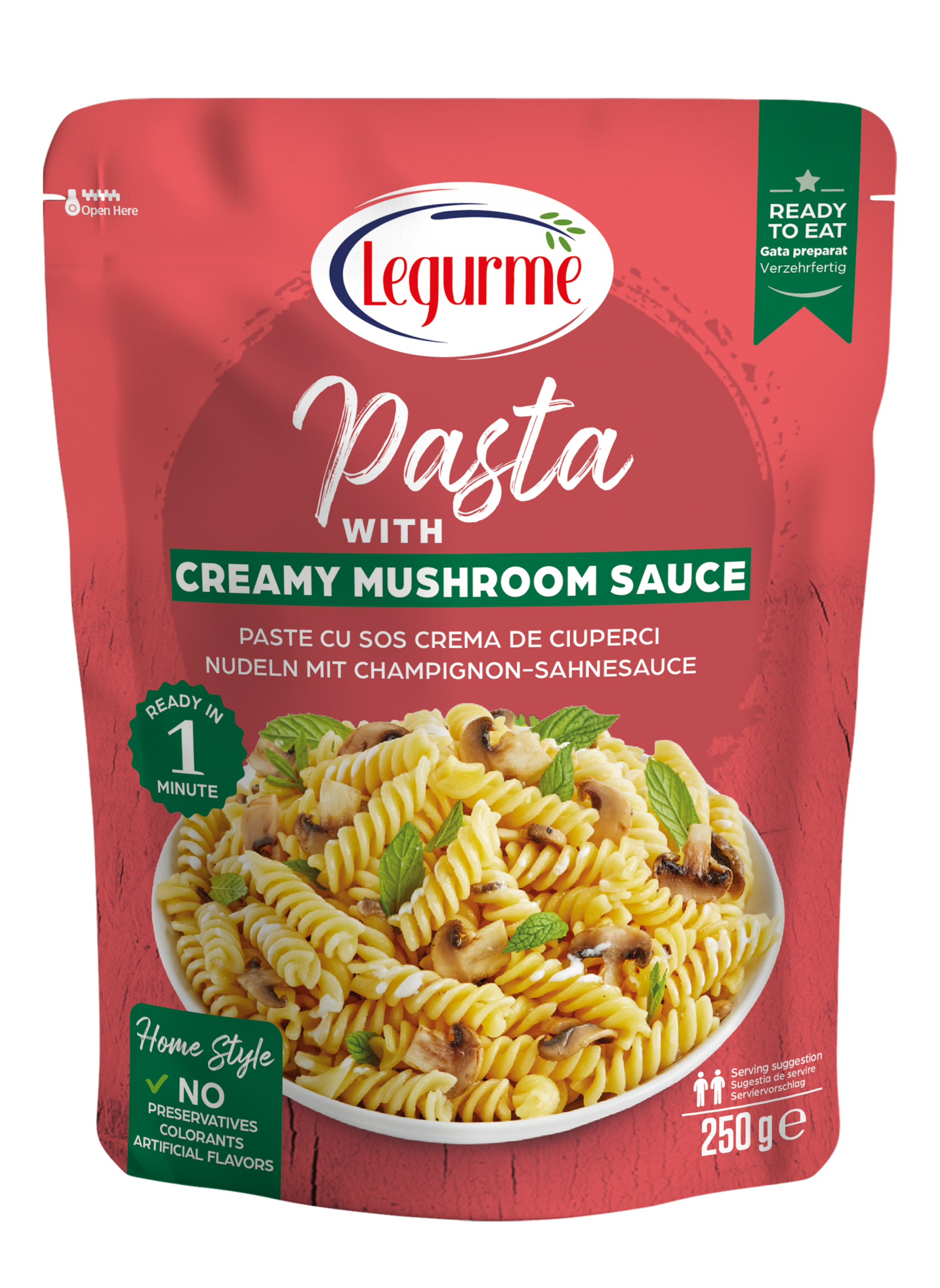 Pasta With Creamy Mushroom Sauce