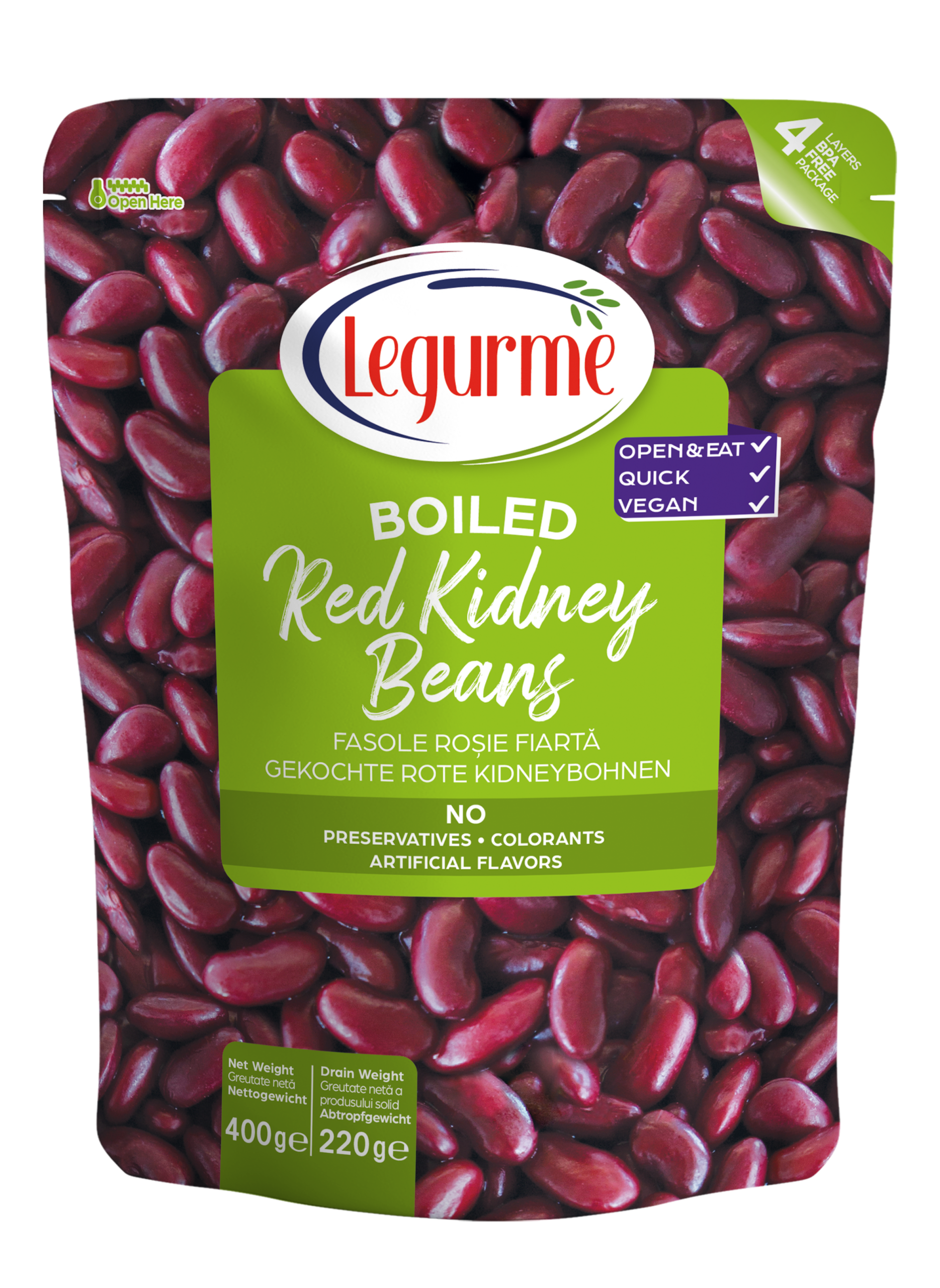 Boiled Red Kidney Beans 400 g