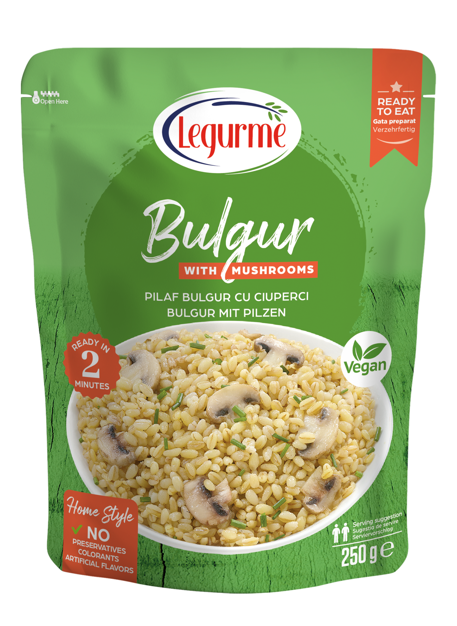 Bulgur With Mushrooms