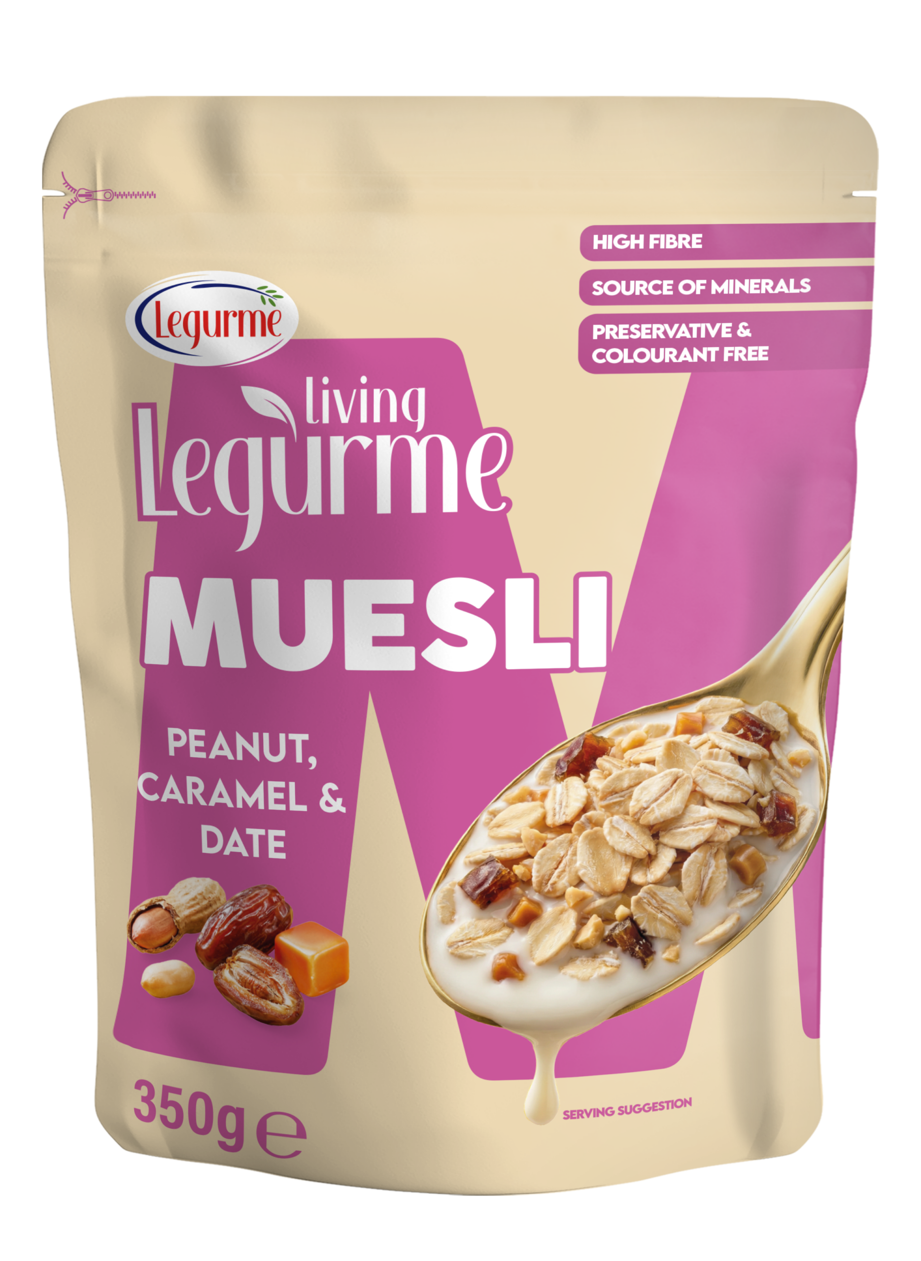 Muesli Peanut, Caramel & Date 350 g