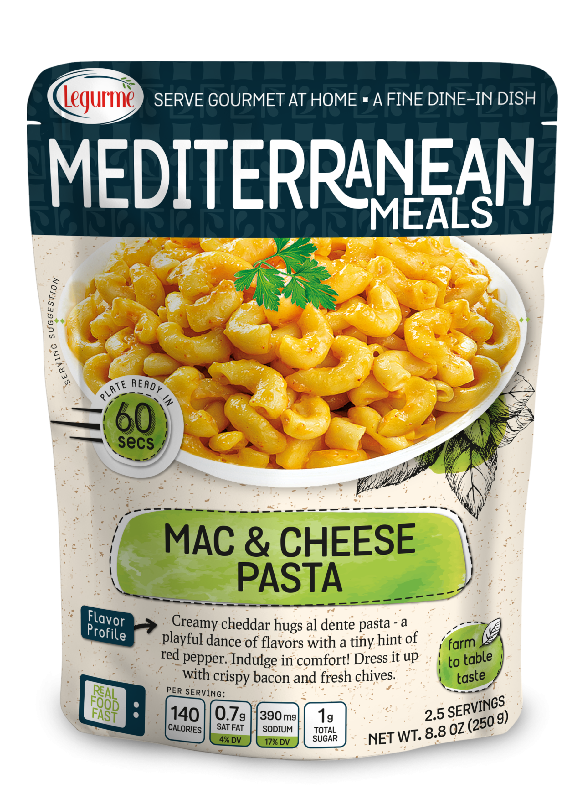 Mediterranean Meals Mac & Cheese Pasta 250 g
