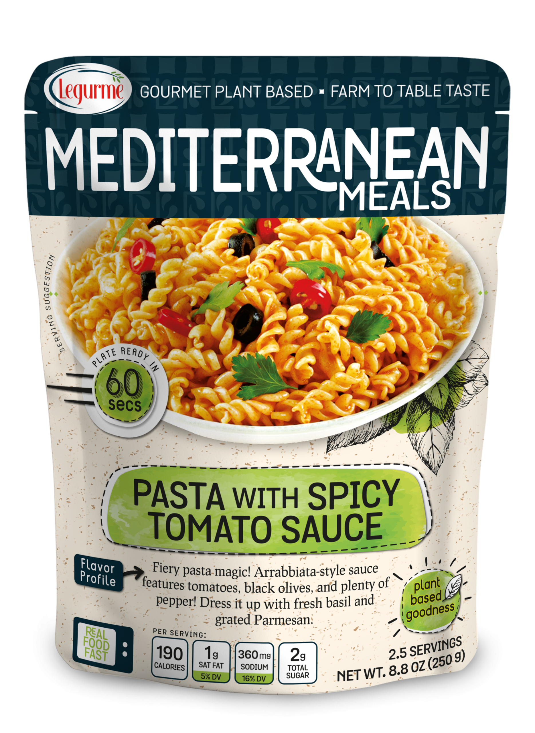 Mediterranean Meals Pasta With Spicy Tomato Sauce 250 g