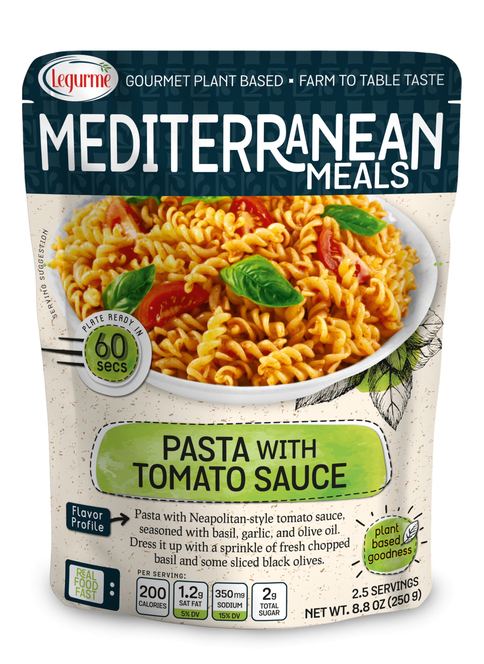 Mediterranean Meals Pasta With Tomato Sauce 250 g