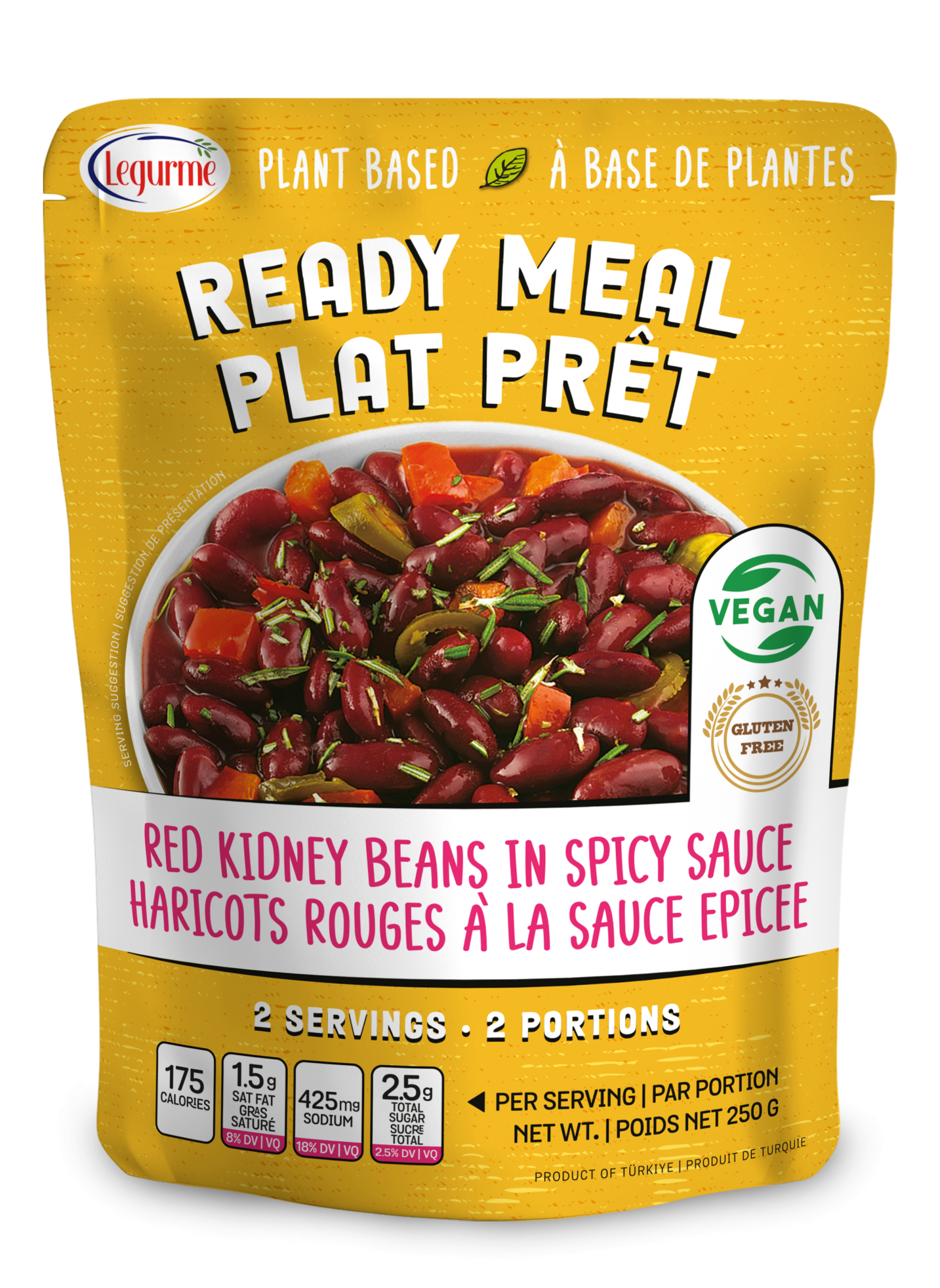 Ready Meal Red Kidney Beans In Spicy Sauce 250 g
