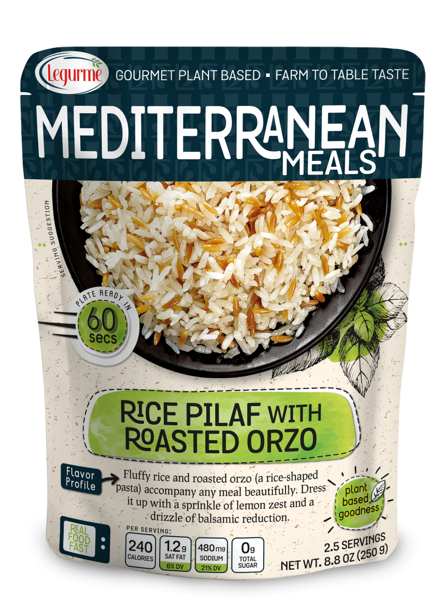 Mediterranean Meals Rice Pilaf With Roasted Orzo 250 g