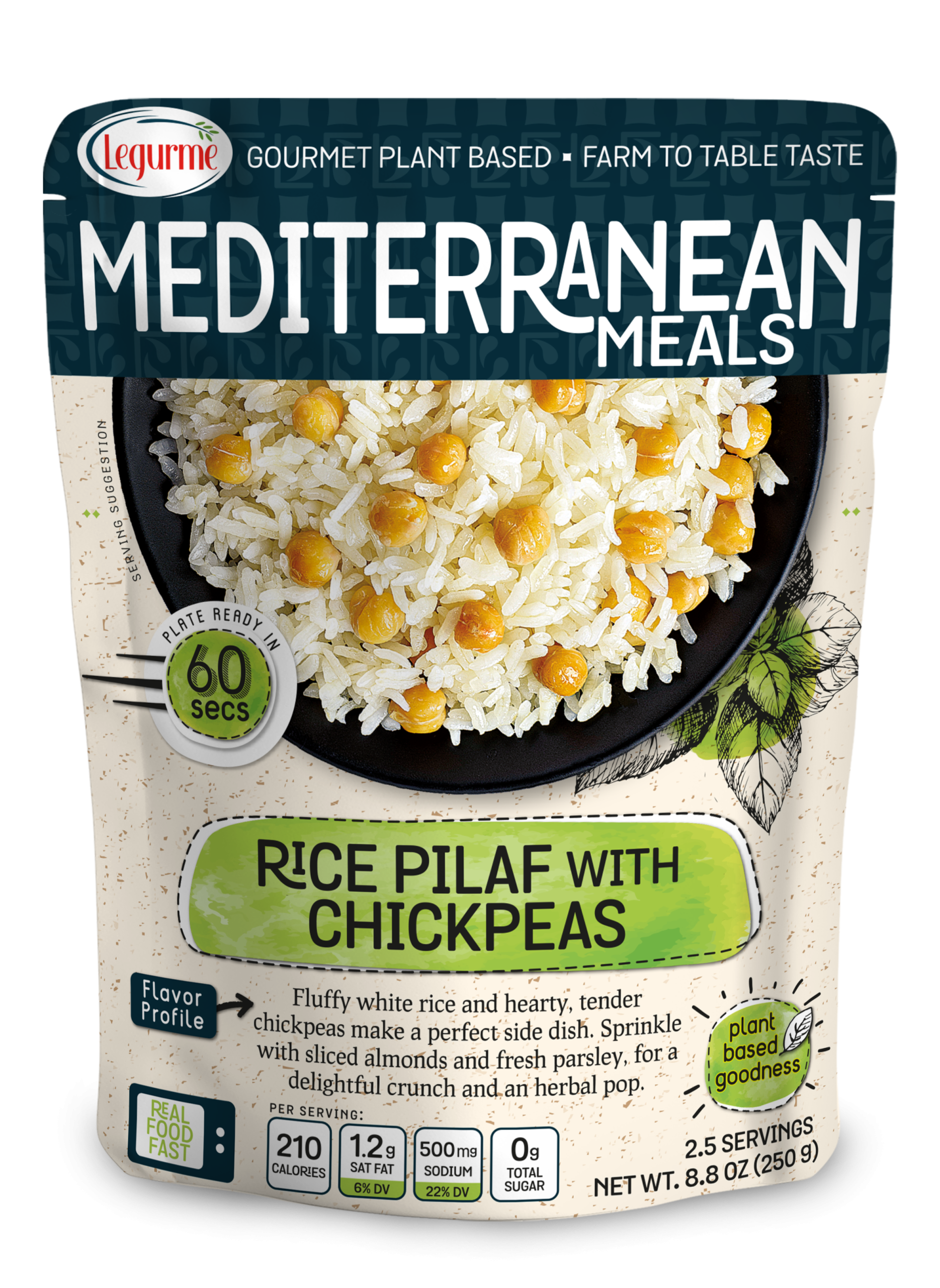 Mediterranean Meals Rice Pilaf With Chickpeas 250 g