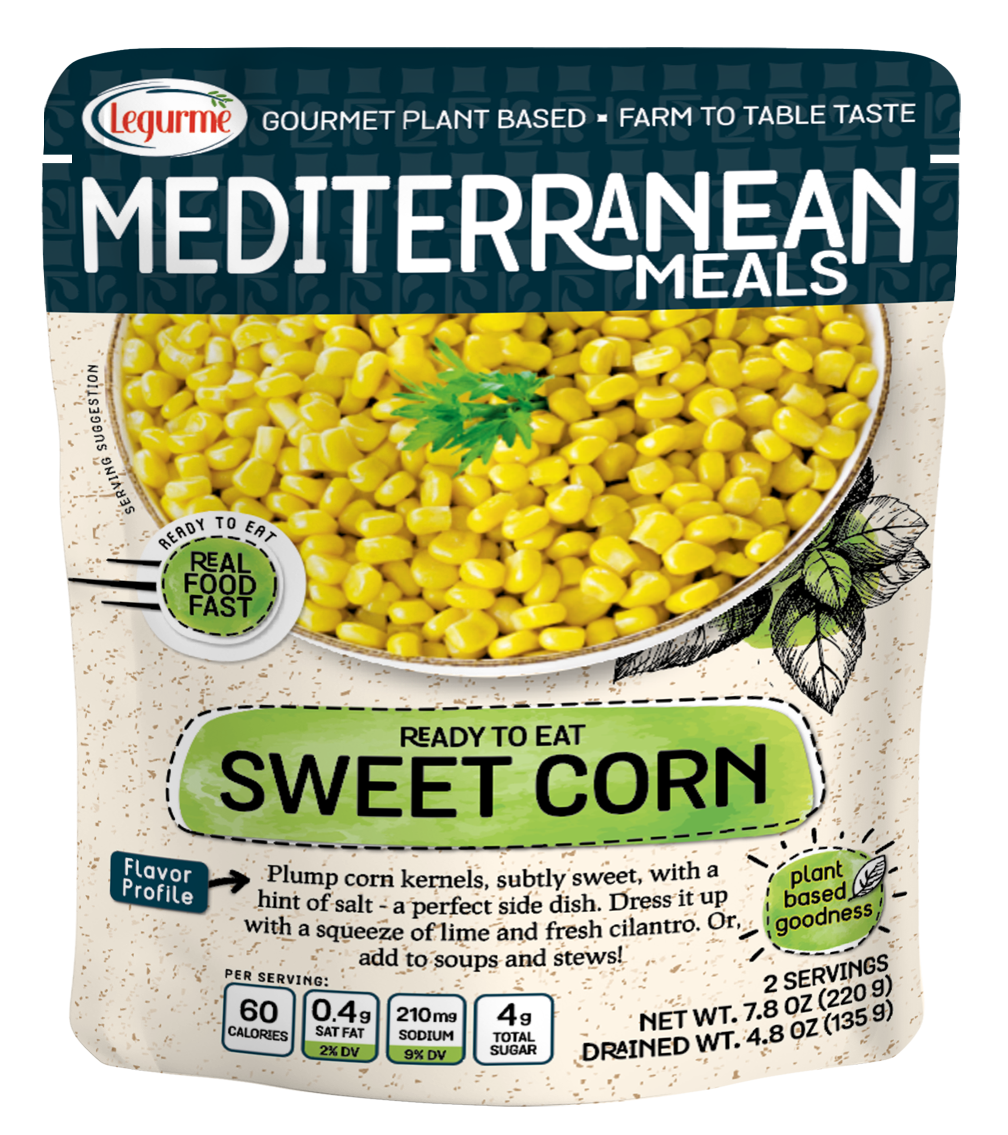 Mediterranean Meals Sweet Corn 220 g