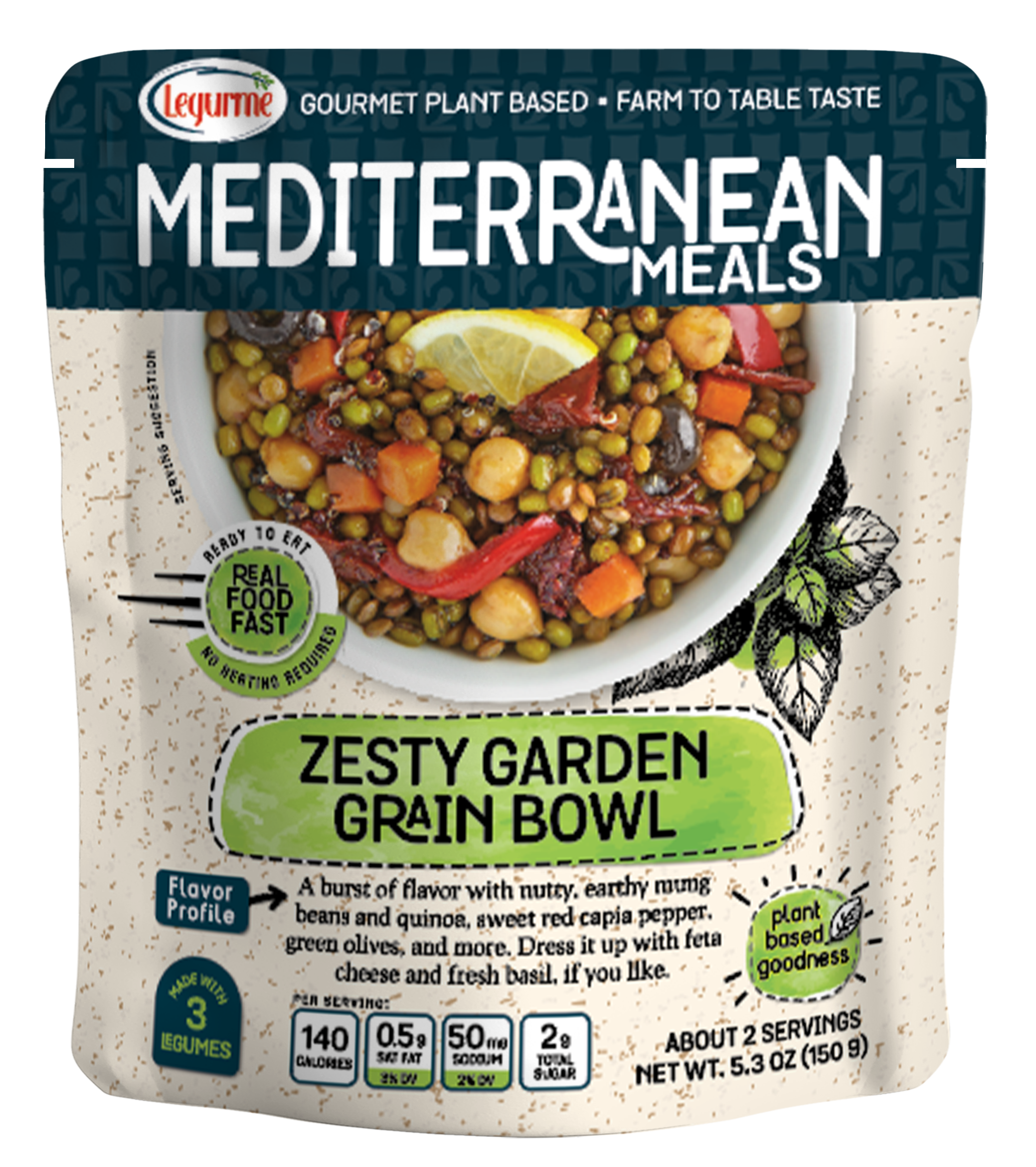 Mediterranean Meals Zesty Garden Grain Bowl 150 g