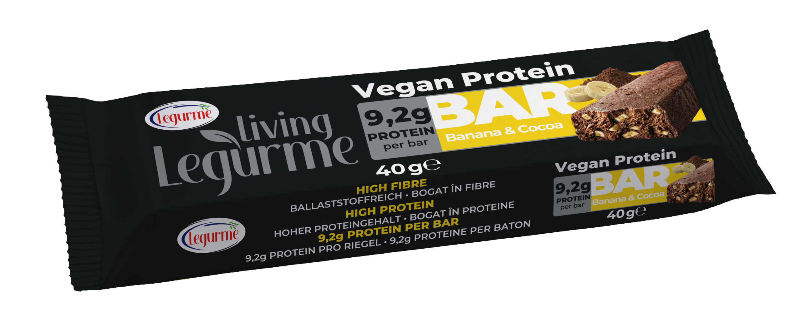 Banana & Cocoa Vegan Protein Bar 40 g