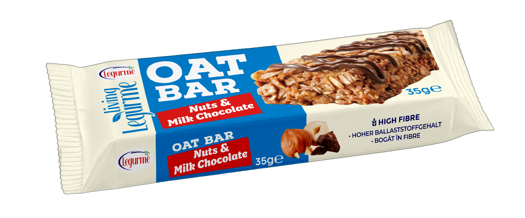 Nuts & Milk Chocolate Oat Bar 35 g
