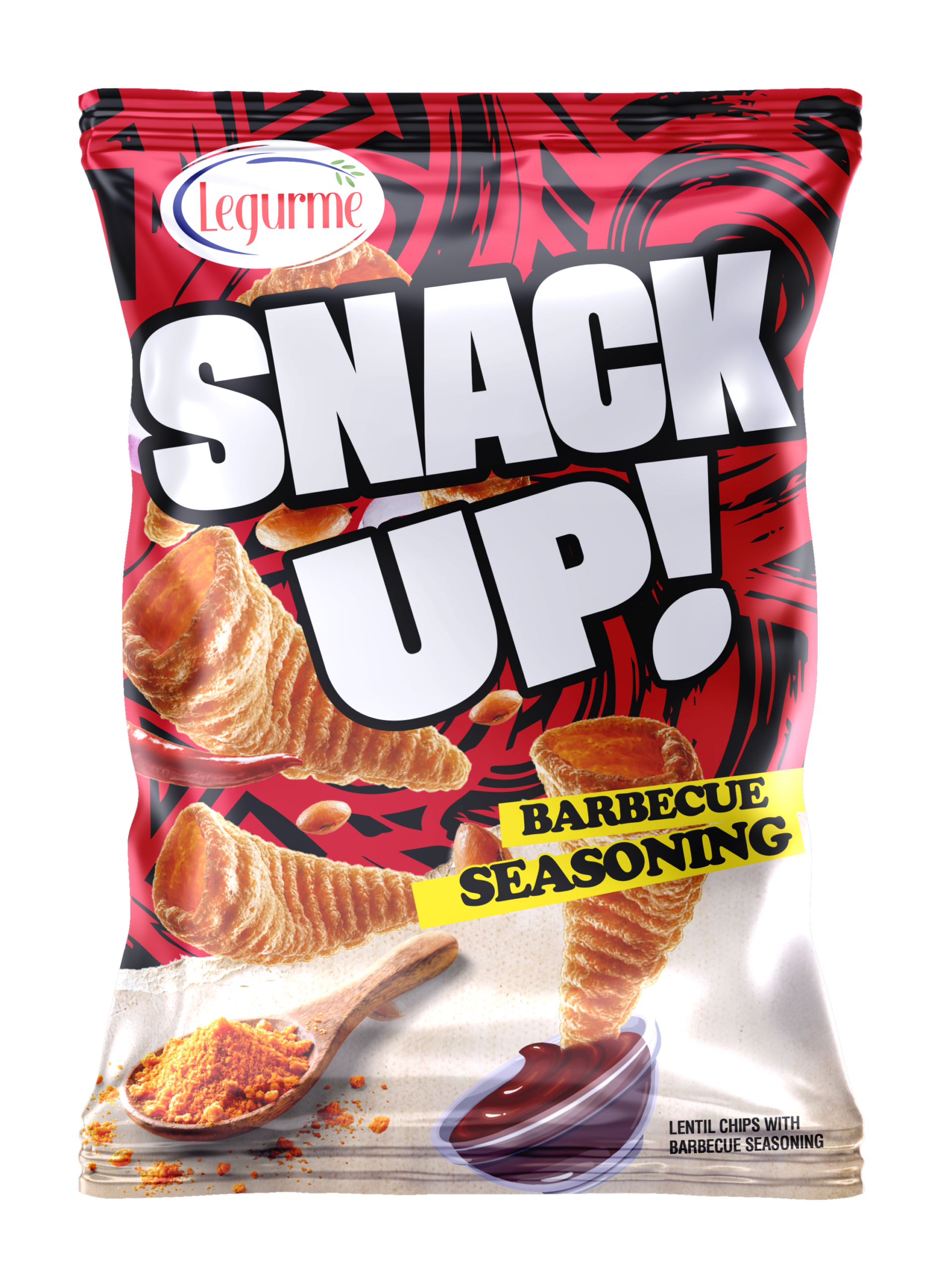 Snack Up Lentil Chips With Barbecue Seasoning